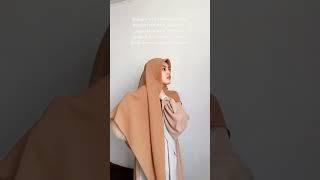 Tutorial hijab segiempat Syari #shortvideo