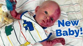 INCREDIBLE Realistic Reborn Baby Doll With Birthmarks Box Opening