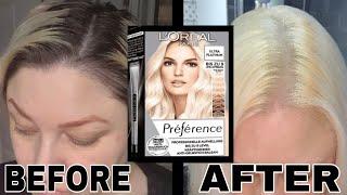 first time using LOréal Preference Ultra Platinum