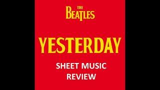 Yesterday by the Beatles Sheet Music Review
