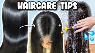 HOW TO GET HEALTHY HAIR AT HOME  Hair Care Routine for Healthy & Beautiful Hair 