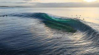 PERFECT Slabs At Shark Island  Shaun Peterson Drone  #bodyboarding #surfing