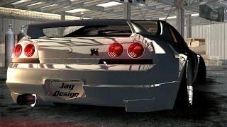 NFS MW  Cinematics  Nissan Skyline R33 Rocket Bunny  Junkman performance  4Kᵁᴴᴰ60ᶠᵖˢ