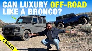 OFF-ROAD COMPARISON TEST Mercedes-Benz G 550 Pro vs. Ford Bronco  Can the G-Wagen Keep Up?