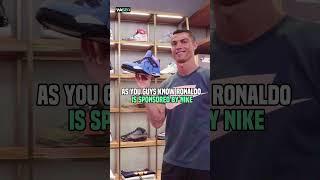 When Cristiano Junior was criticized for Wearing Nike and Adidas  #shorts #soccer #football
