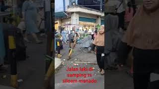 jalan di samping rs siloam manado