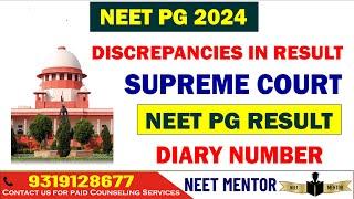 NEET PG 2024  PIL in Supreme Court regarding Discrepancies in Exam Result  Counseling Start Date