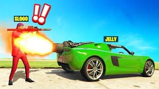 TROLLING MY FRIEND With A ROCKET CAR In GTA 5