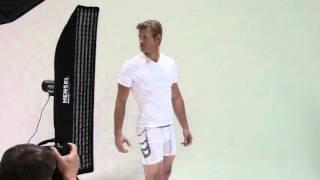 Trevor Donovan behind the scenes Fitness Underwear Photo shoot