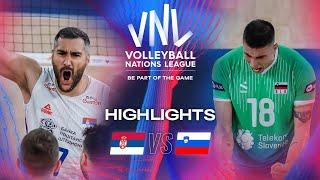  SRB vs.  SLO - Highlights  Week 3  Mens VNL 2024