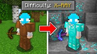 Minecraft But Xray Is ALWAYS On...