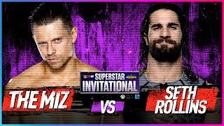 THE MIZ vs. SETH ROLLINS Semis - WWE 2K18 Superstar Invitational Tournament