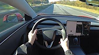 2024 TESLA MODEL 3 AUTOBAHN   NO SPEED LIMIT TEST DRIVE by Alaatin61