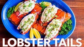 Broiled Lobster Tails + How To Butterfly Lobster Tails 