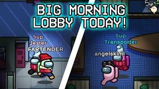 Big morning lobby today - Among Us FULL VOD