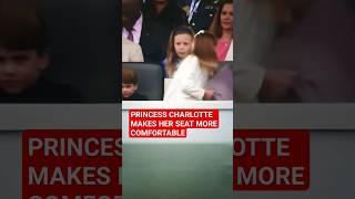 PRINCESS CHARLOTTE FIXES HER SEAT#britishroyalfamily #duchessofcambridge CATHERINE LOUIS WILLIAM