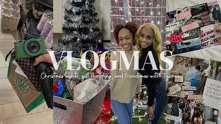 vlogmasss  Christmas lights gift shopping and friendsmas with Tyanna