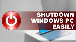 How to shutdown windows PC easily #shutdown