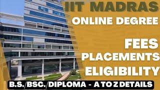 IIT MADRAS ONLINE BS DEGREE COURSE  IIT MADRAS ONLINE DEGREE PROGRAM  IIT MADRAS ONLINE BSC DEGREE