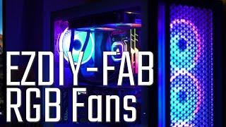 Best CHEAP RGB Fans  EZDIY FAB Moonlight RGB 120mm Fans