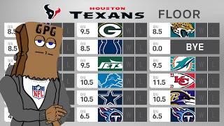 FULL Houston Texans 2024 Preview Win Total Floor & Ceiling