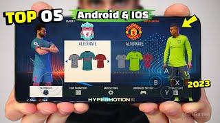 TOP 5 Best Football Games For Android & iOS 2023 OfflineOnline  Download Best Soccer Games Mobile