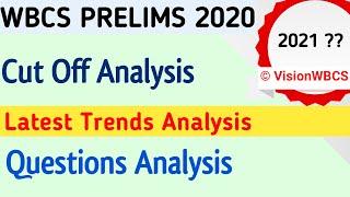  WBCS Prelims 2020 Cut Off Analysis  Latest Trends Analysis  #WBCS_2021