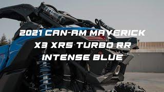 2021 CAN AM MAVERICK X3 XRS TURBO RR INTENSE BLUE