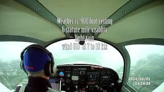 KXNX to KJQF 466 miles most in the rain.