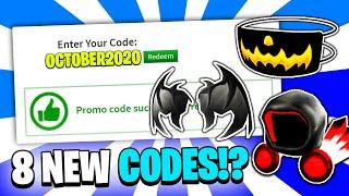 ALL *8* NEW ROBLOX PROMO CODES ON ROBLOX 2020? New Roblox Event Leaked October