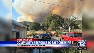 Evacuees share their experience at the Salt Creek Fire