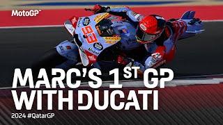 Marc Marquez Ducati debut at Lusail from the inside   2024 #QatarGP