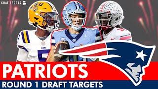 New England Patriots NFL Draft Targets For Round 1 Ft. Drake Maye & Jayden Daniels