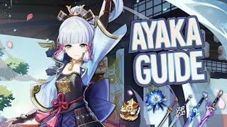 Complete Ayaka 4.3 Guide – Comprehensive Kit Gear Weapons Teams  Genshin Impact 4.3