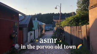 ASMR in the super cute Old Town of Porvoo Finland