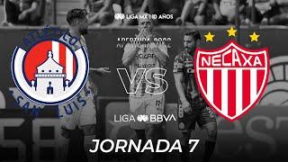 Resumen y Goles  San Luis vs Necaxa  Liga BBVA MX  Apertura 2022 - Jornada 7