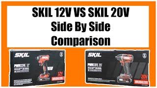 SKIL 12V VS SKIL 20V Brushless Impact Comparison