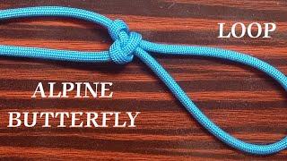 HOW TO TIE A KNOT  ALPINE BUTTERFLY LOOP