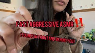 INTENSE Fast & Aggressive Tingles LOTS of Finger Snapping  ASMR Hand Sounds
