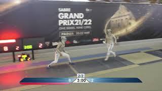 2022 676 T32 01 F S Individual Padova ITA GP BLUE GEORGIADOU GRE vs FUSETTI ITA