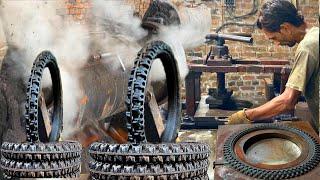 New Technology Amazing Manufacturing Process of Tires in Local Factory