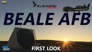 MSFS  Beale Air Force Base KBAB by Blackbird Simulations - First Look in 4K