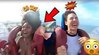 Girls Passing Out #7 Funny slingshot Ride