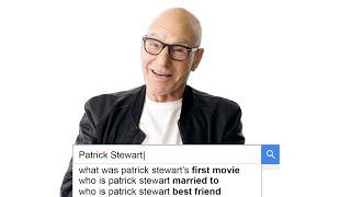 Patrick Stewart Answers the Webs Most Searched Questions  WIRED