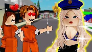 OMG Peter Fall In Love With The Cute Police Officer  - Brookhaven RP