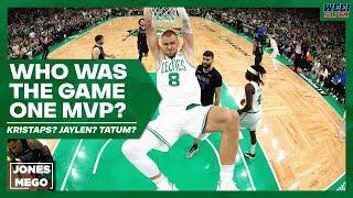 Who was the Celtics game one MVP?
