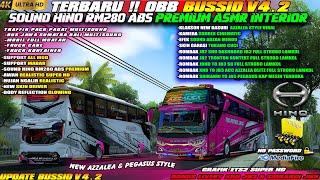 UPDATE BUSSID V4.2 OBB BUSSID V4.2 TERBARU SOUND HINO RM280 PREMIUM GRAFIK SUPER HD 4K