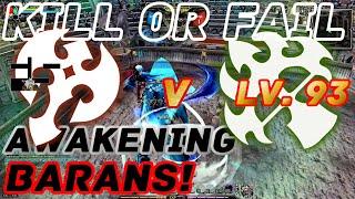 Dragon Nest PvP  WindWalker vs Barbarian - Awakening Barans Lv. 93 KDN KOF Mode.