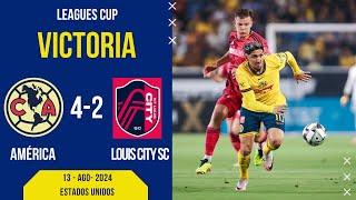 AMÉRICA VS LOUIS CITY SCVICTORIA DEL AMÉRICA 4 A 2 LEAGUES CUP