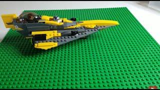 Lego Star Wars 75214 Anakin´s Jedi Starfighter  - Stop motion Speed Build